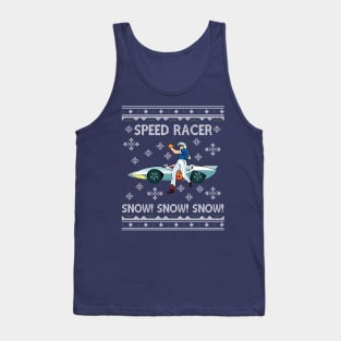 Speed Racer Go Snow Christmas Tank Top